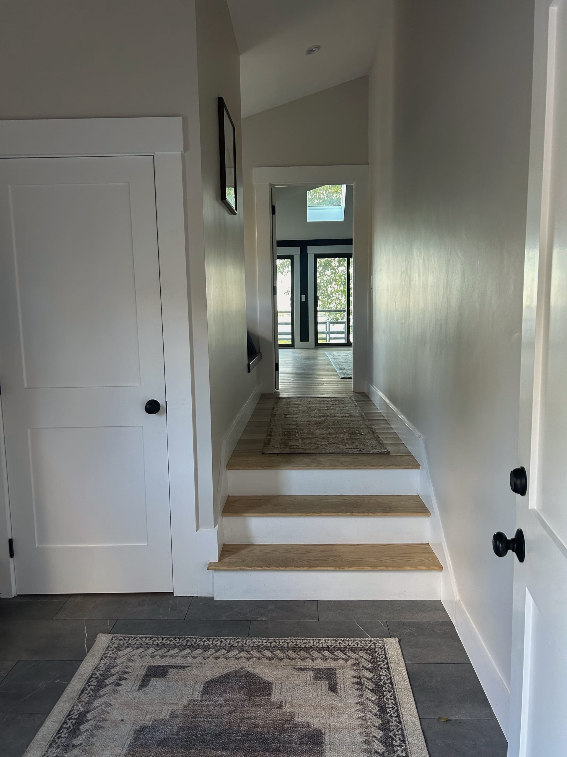 Modern interior renovation open floor plan